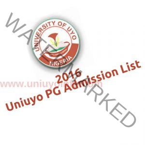 2016 uniuyo pg admission