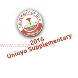 2016 uniuyo supplementary form